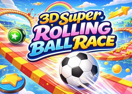 3D Super Rolling Ball Race