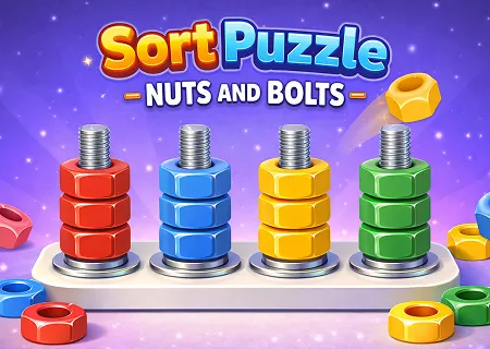 Sort Puzzle - Nuts and Bolts